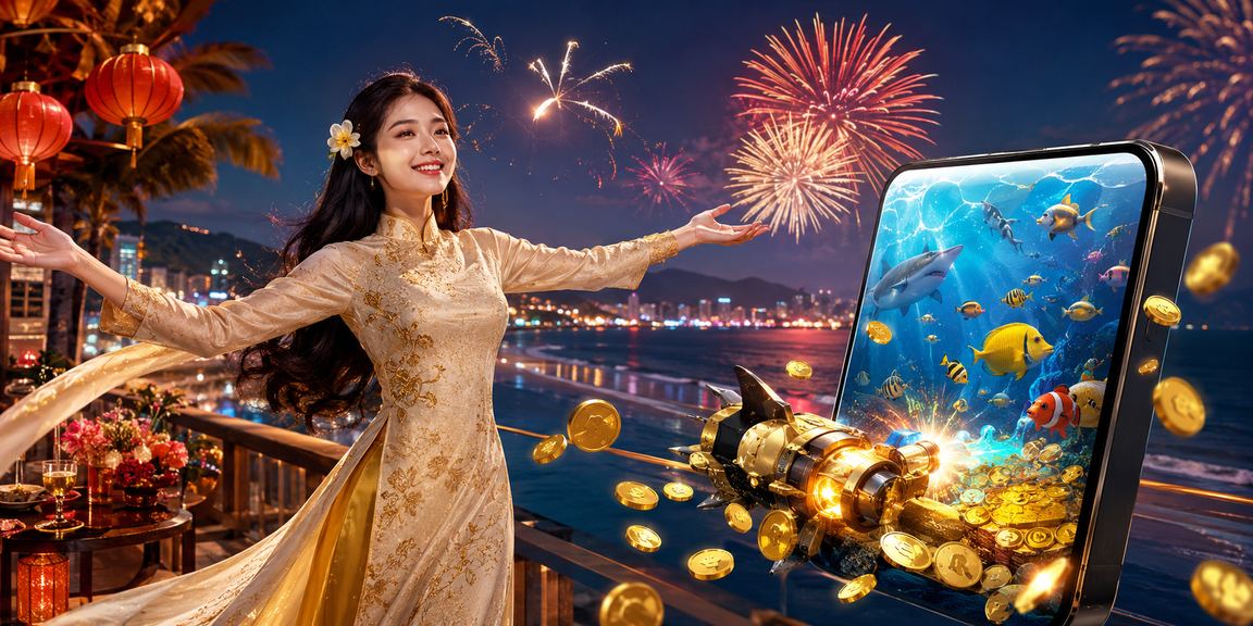 Người dùng chơi casino trên điện thoại tại Đà Nẵng với áo dài truyền thống